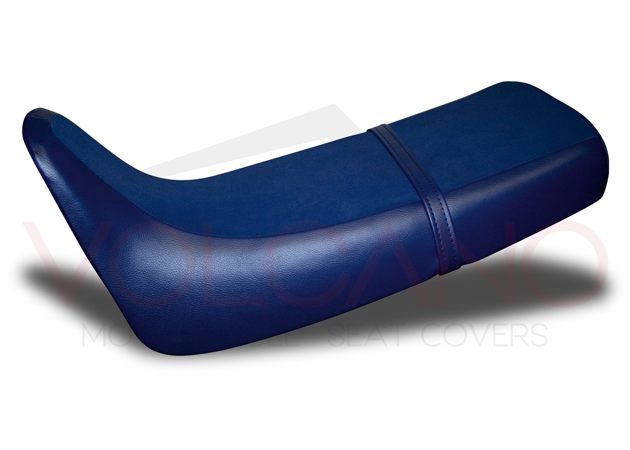 650 Seat Cover per Honda AFRICA TWIN in similpelle martellata nera con
