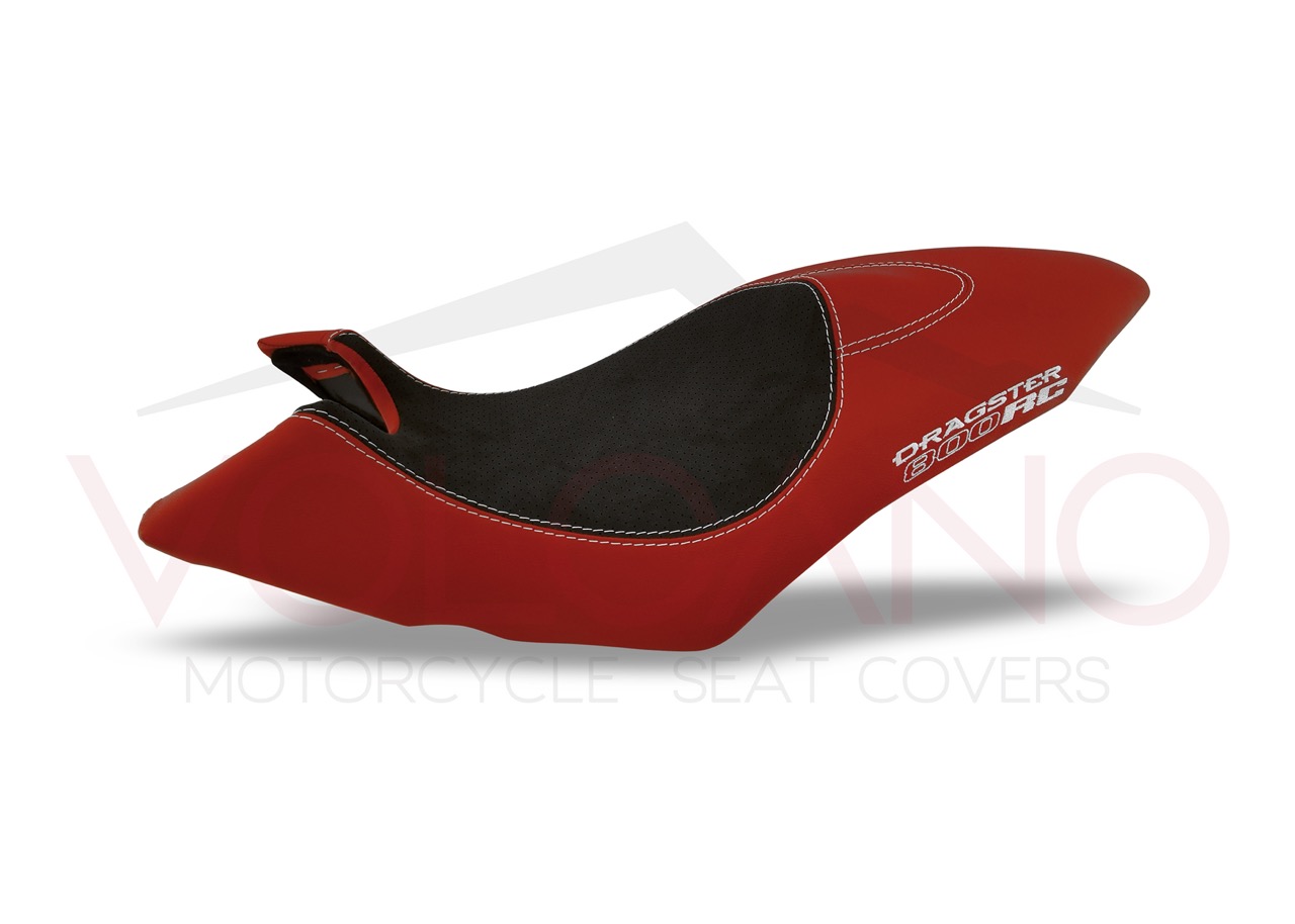 Rc mv095 Seat Cover per Mv Agusta Dragster 800 rossa e nera
