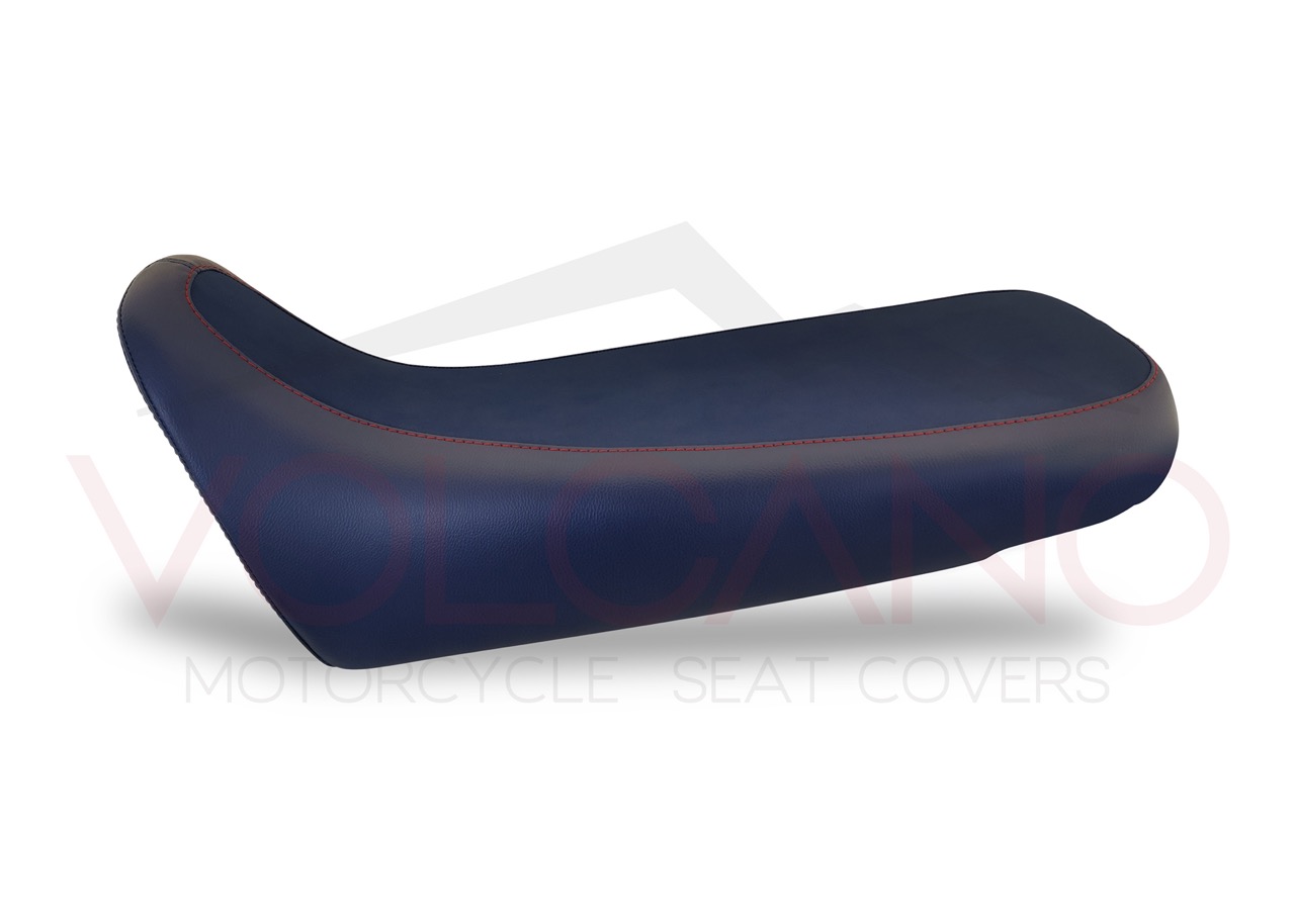Seat Cover Honda AFRICA TWIN 750 RD07 blu navy con cuciture rosse
