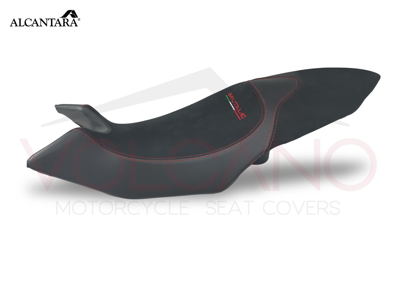 Seat Cover Mv Agusta BRUTALE 800 RR in Alcantara nera di alta qualitร