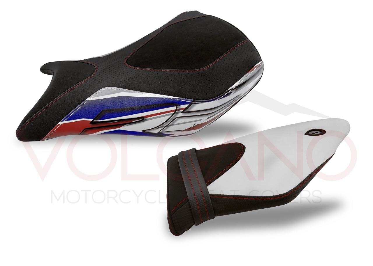 Seat Cover per Bmw S 1000 RR kit sella pilota e passeggero tricolore