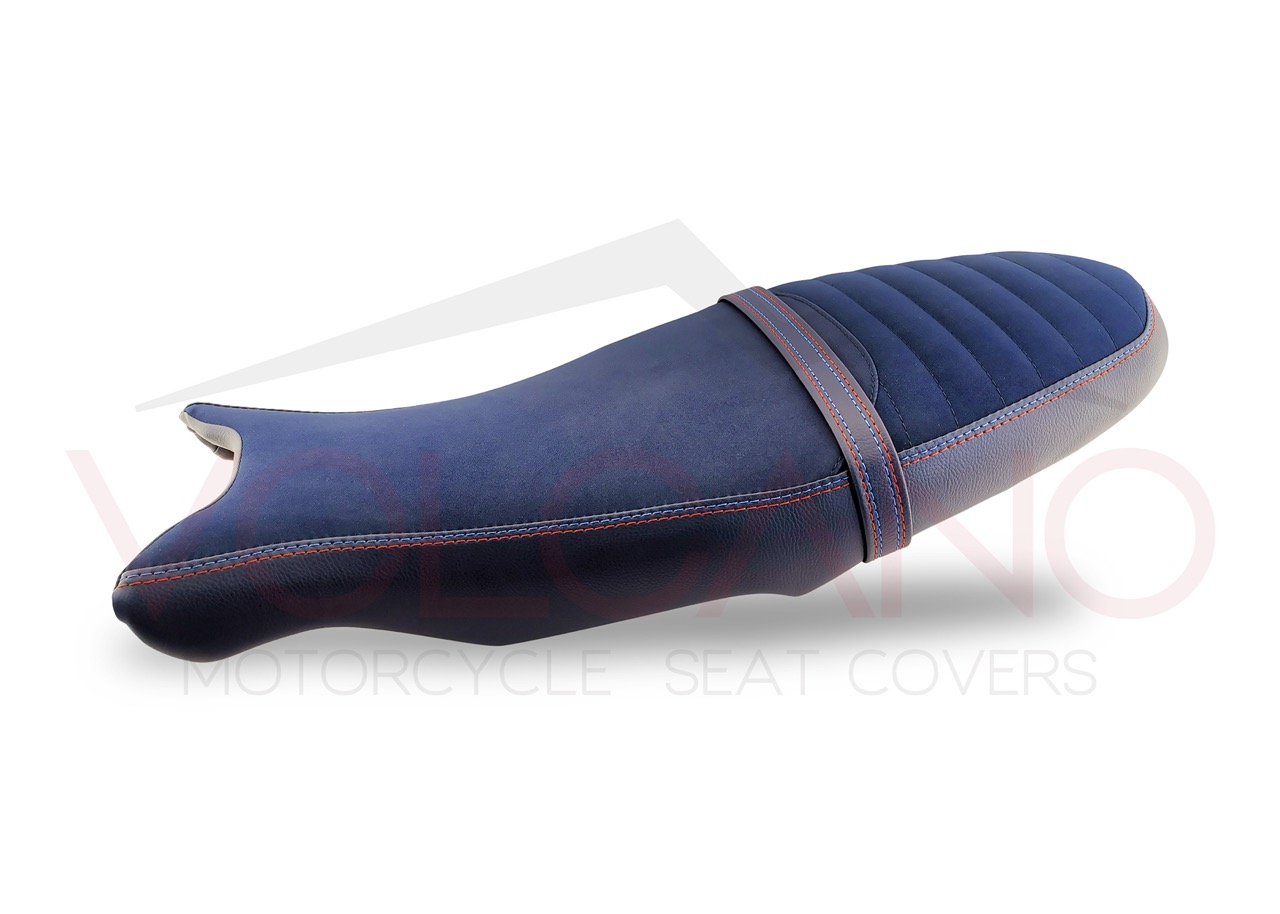 Rivestimento sella blu navy con cuciture a contrasto per BMW Urban GS