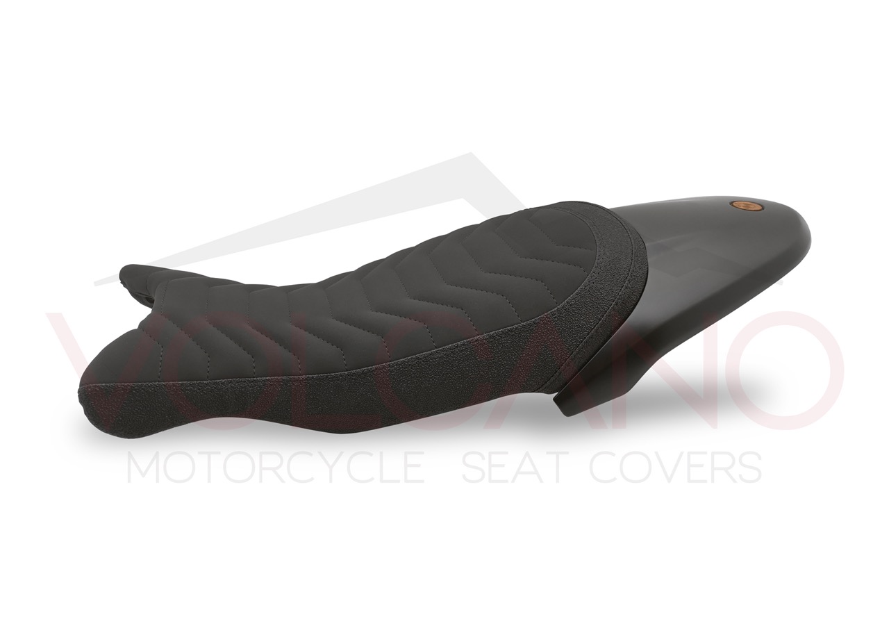 Rivestimento sella in similpelle tecnica nera per BMW R Nine T