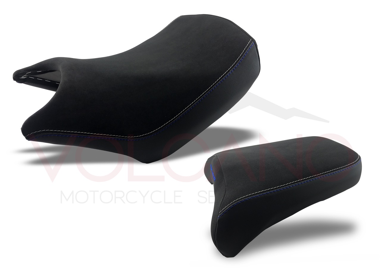Rivestimento sella nero con cuciture rinforzate per Triumph Tiger Explorer 1200