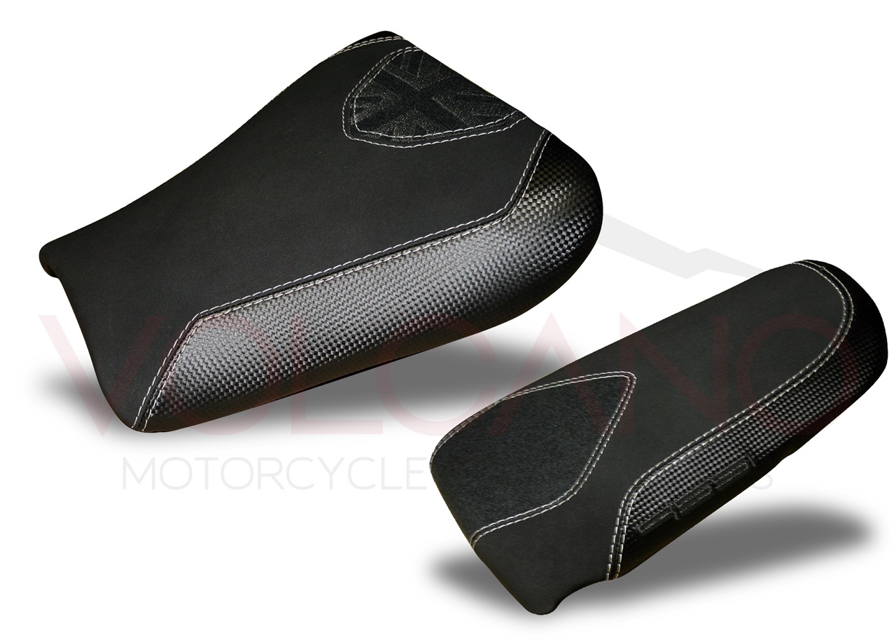 Rivestimento sella con dettagli carbon look per Triumph Speed Triple 955i