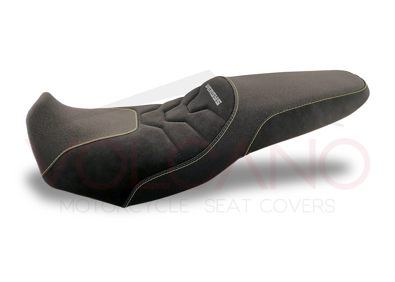 Rivestimento sella Seat Cover per Kawasaki VERSYS 300X nero con cuciture