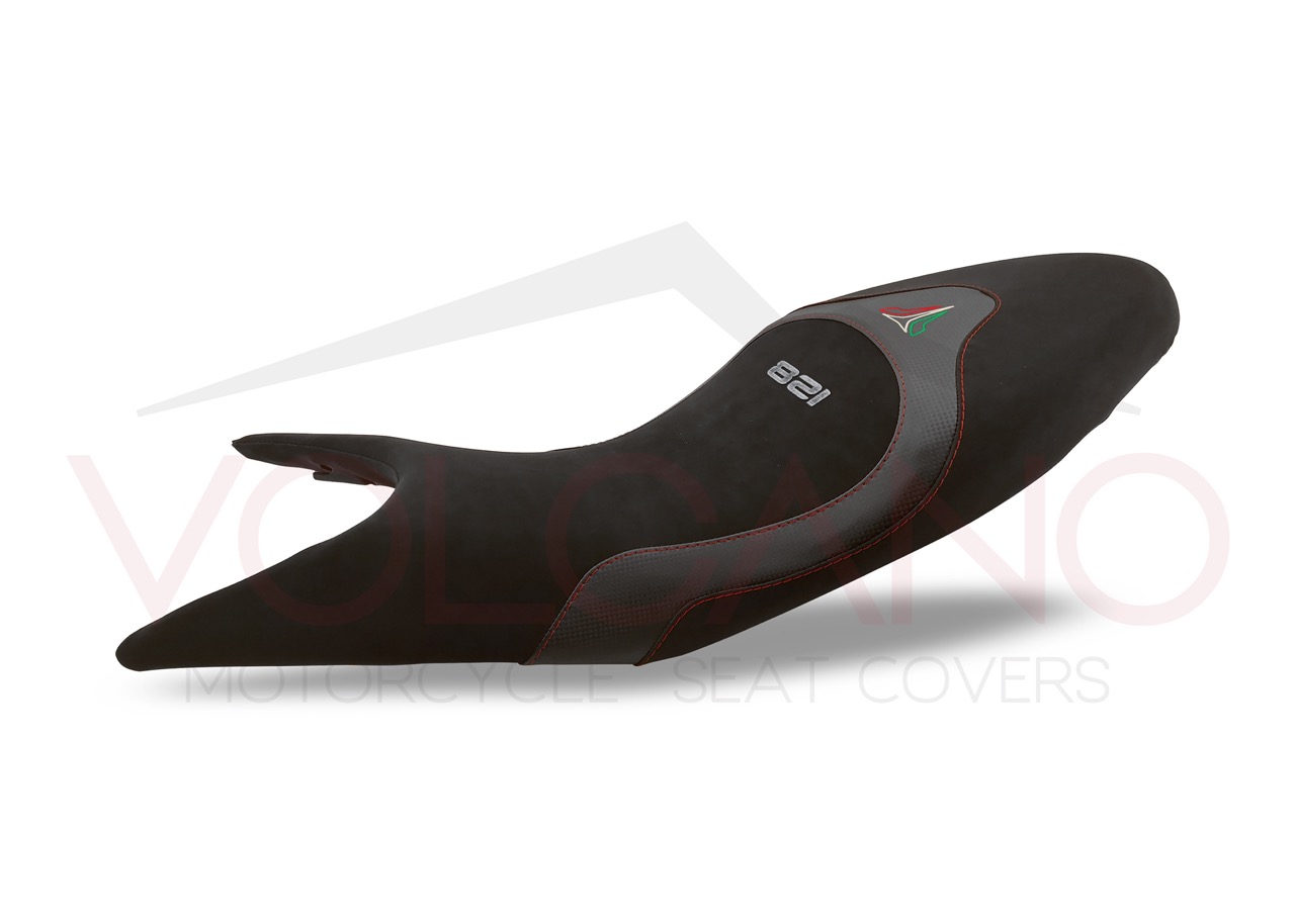 821 939 Seat Cover per Ducati HYPERSTRADA con trama carbon look e