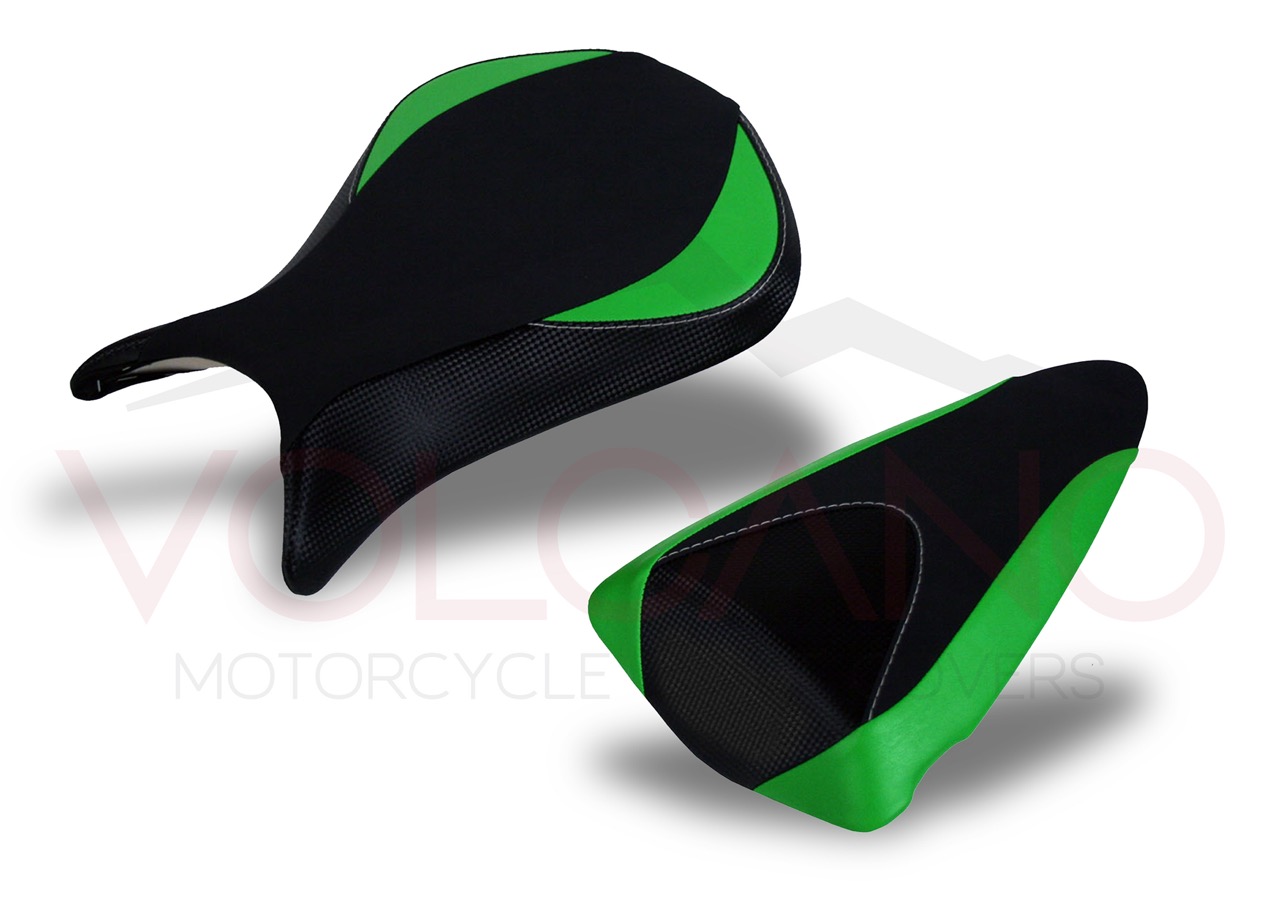 Seat Cover per Kawasaki NINJA ZX6R con effetto carbonio e superficie grip