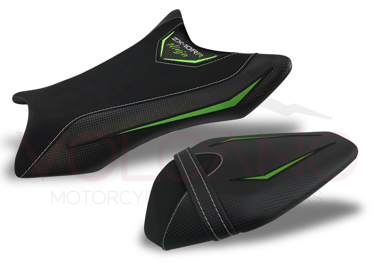 Seat Cover antiscivolo e carbon look per Kawasaki NINJA ZX10R 2016-2020