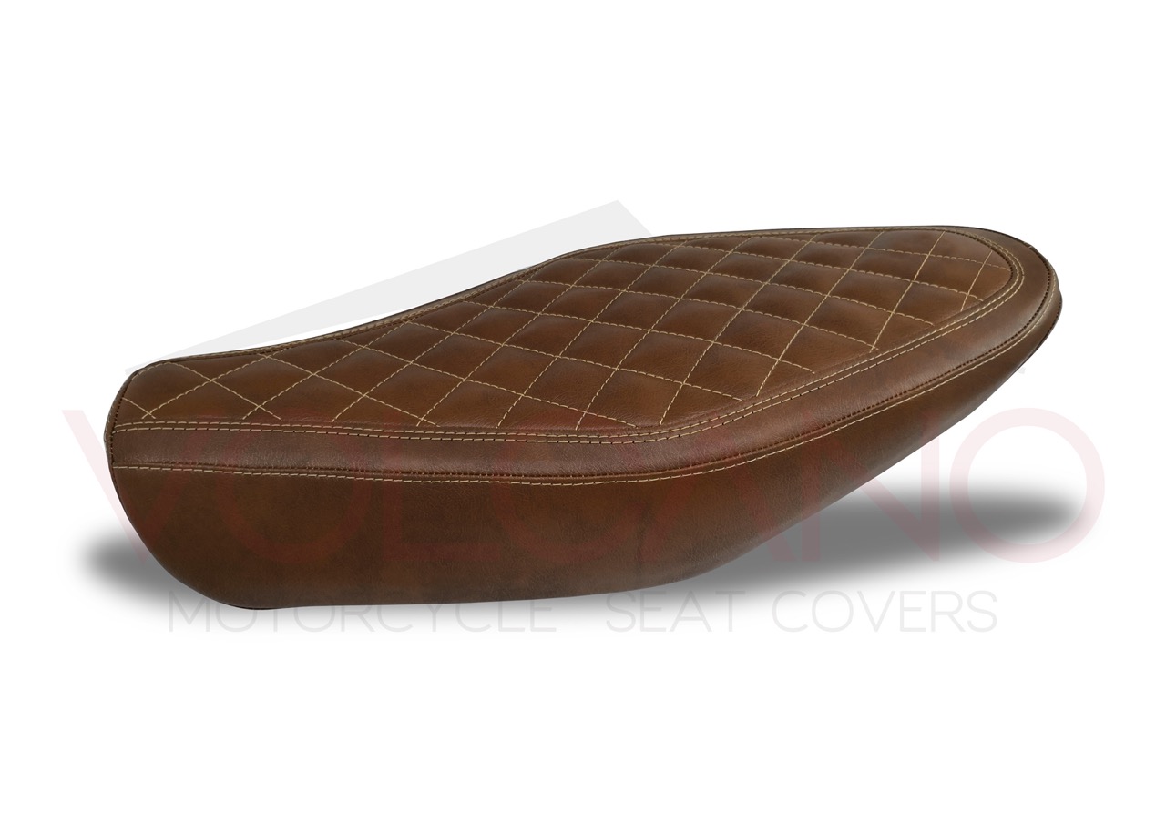 Rivestimento sella marrone effetto invecchiato per Yamaha XSR 700 Flat Seat