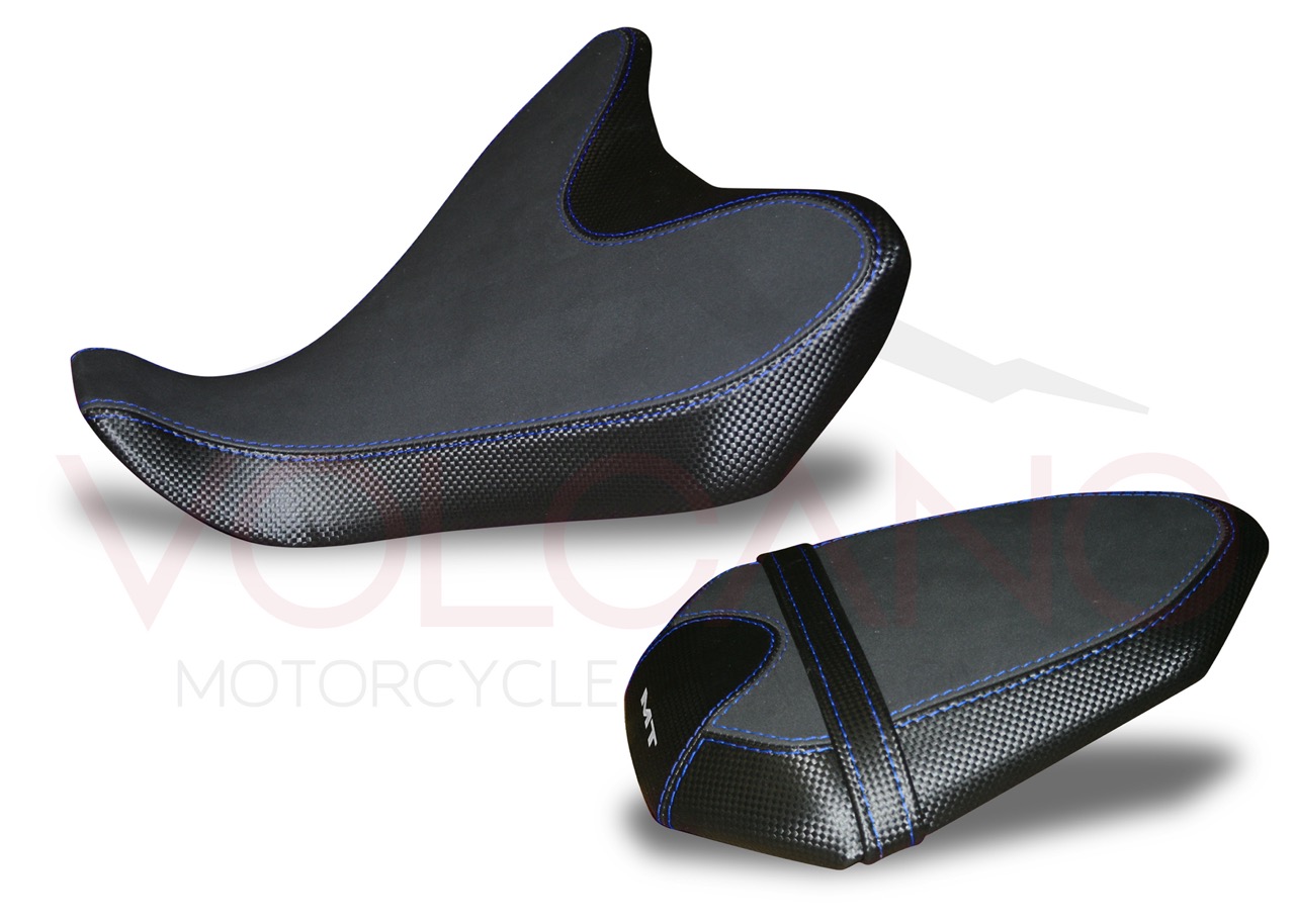 Seat Cover artigianale carbon look e grip per Yamaha MT 07