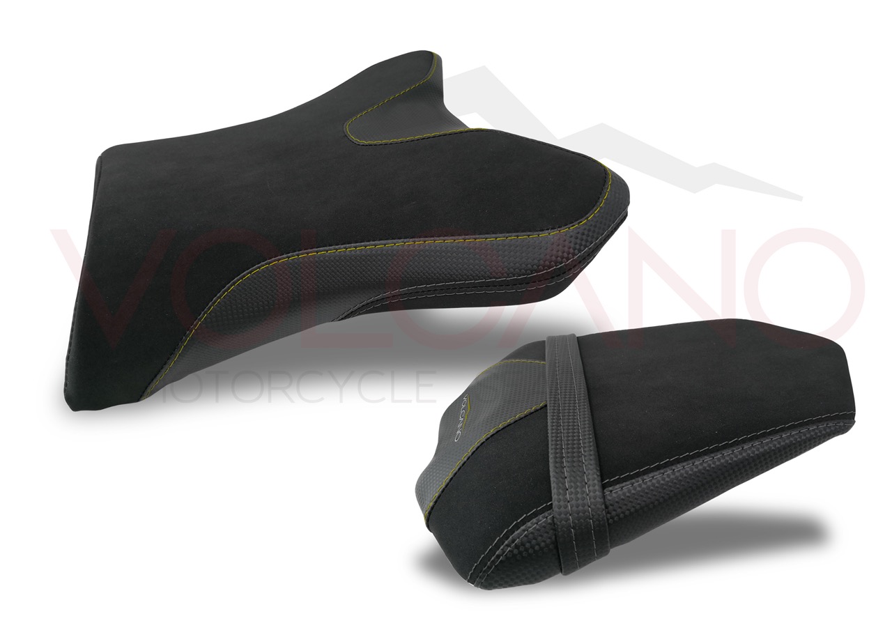 Seat Cover artigianale Volcano Industry con grip per Yamaha FZ1 2006-2016