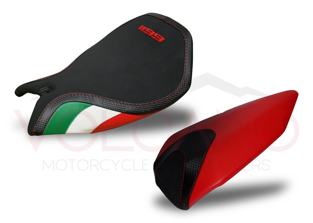 1299 2016-2019 Seat Cover per Ducati PANIGALE 959 con cuciture a contrasto