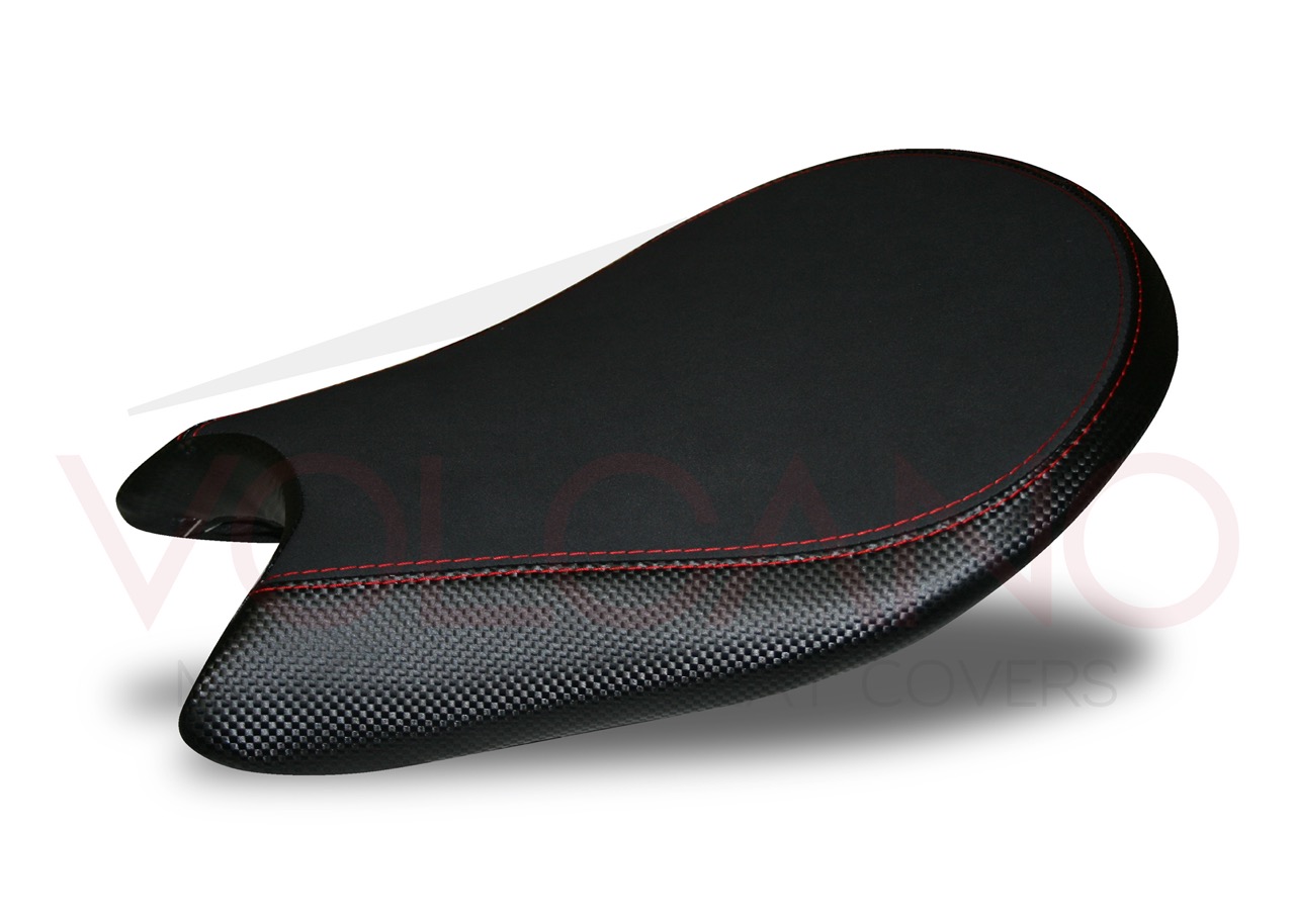 848 1098 Seat Cover per Ducati STREETFIGHTER total black con texture in