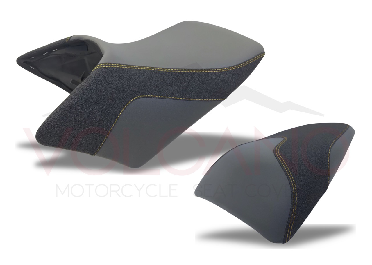 2004-2012 Seat Cover per Honda CBF 600 in similpelle nera tecnica
