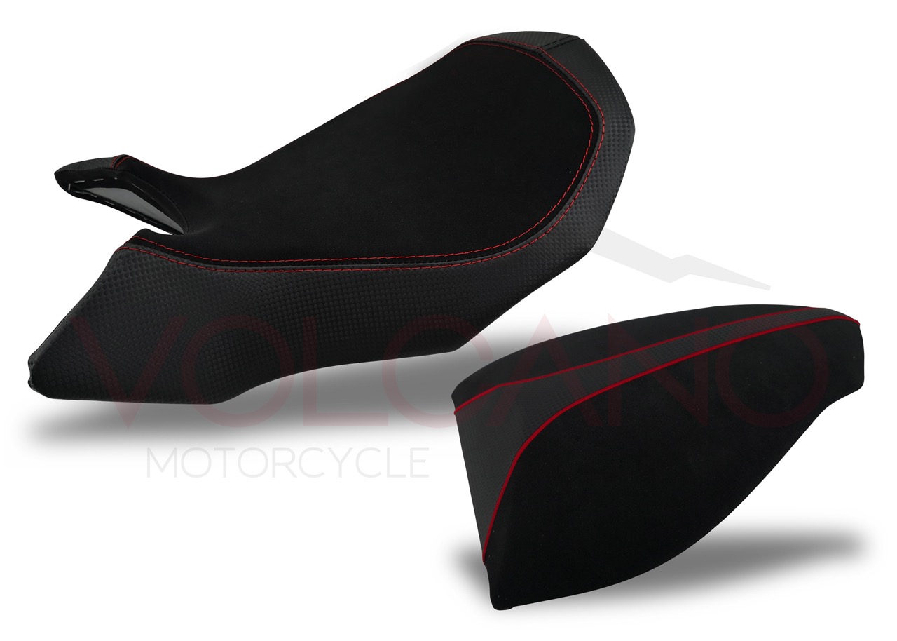 750 910 989 1078 Seat Cover Mv Agusta BRUTALE in Alcantara nera