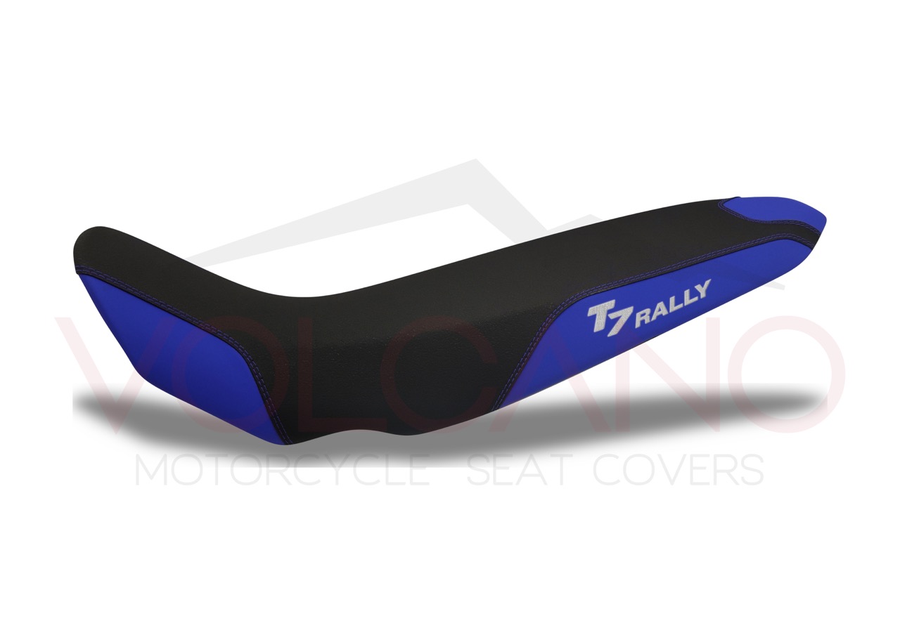 Rivestimento sella tecnico per Yamaha Ténéré 700 Rally Edition nero e blu