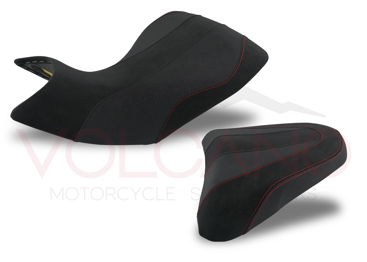 Seat Cover per Ducati MULTISTRADA 1200 nera con finiture tecniche grip antiscivolo