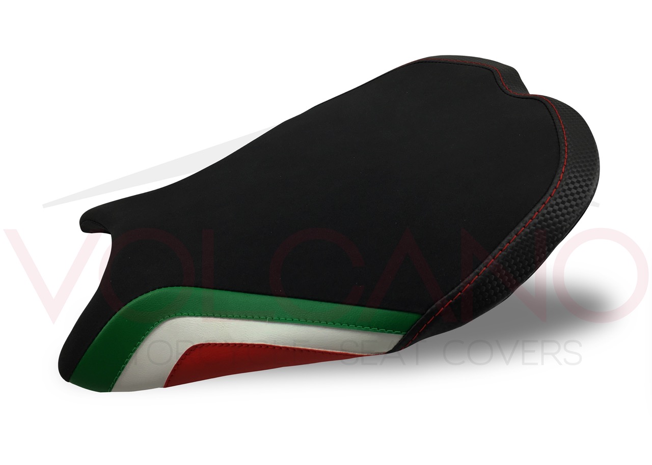 Seat Cover Ducati 1098 Grip in neoprene nero e finiture carbon look