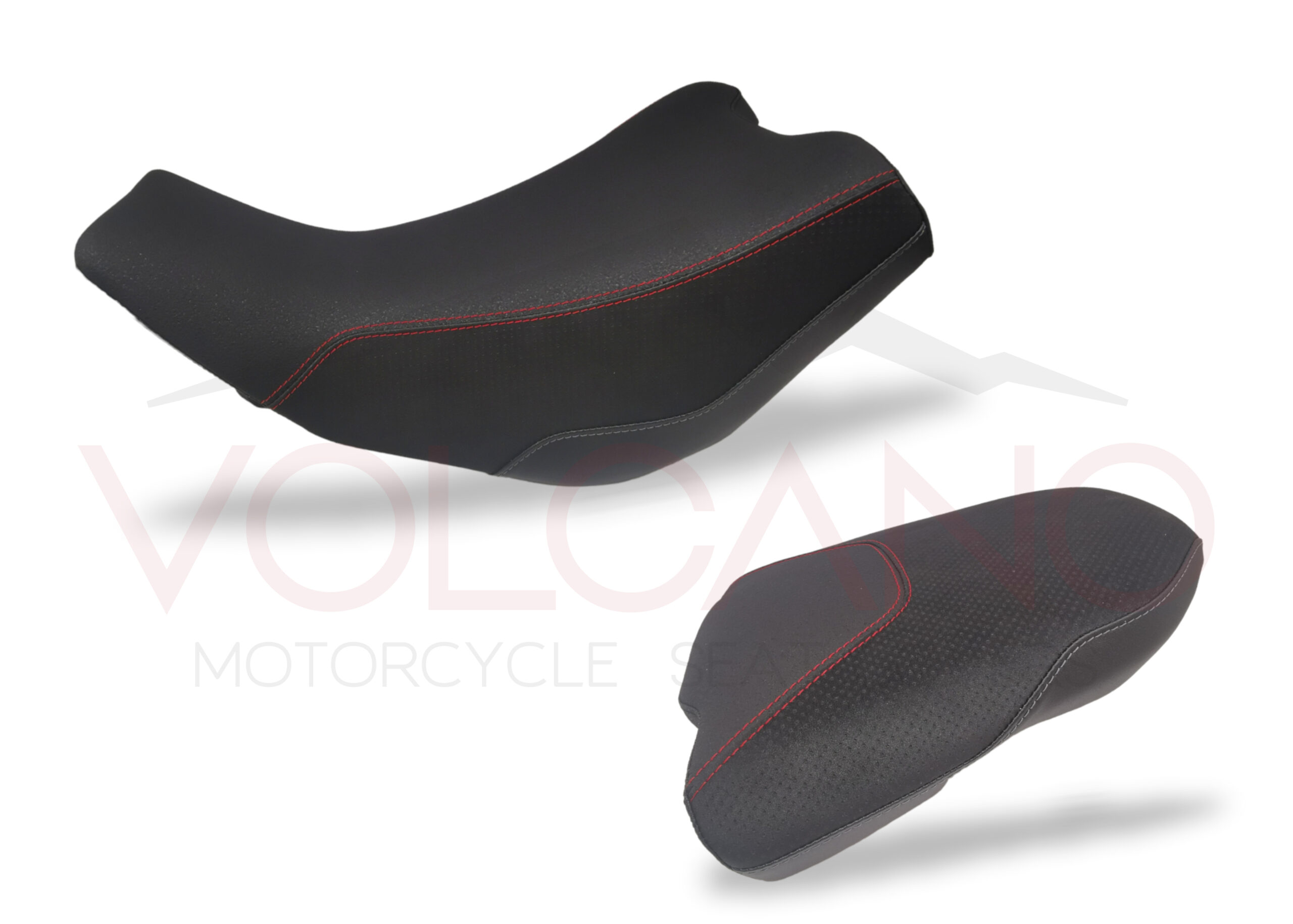 Stile SEAT COVER PER DUCATI DESERTX in vinile tecnico rosso e nero