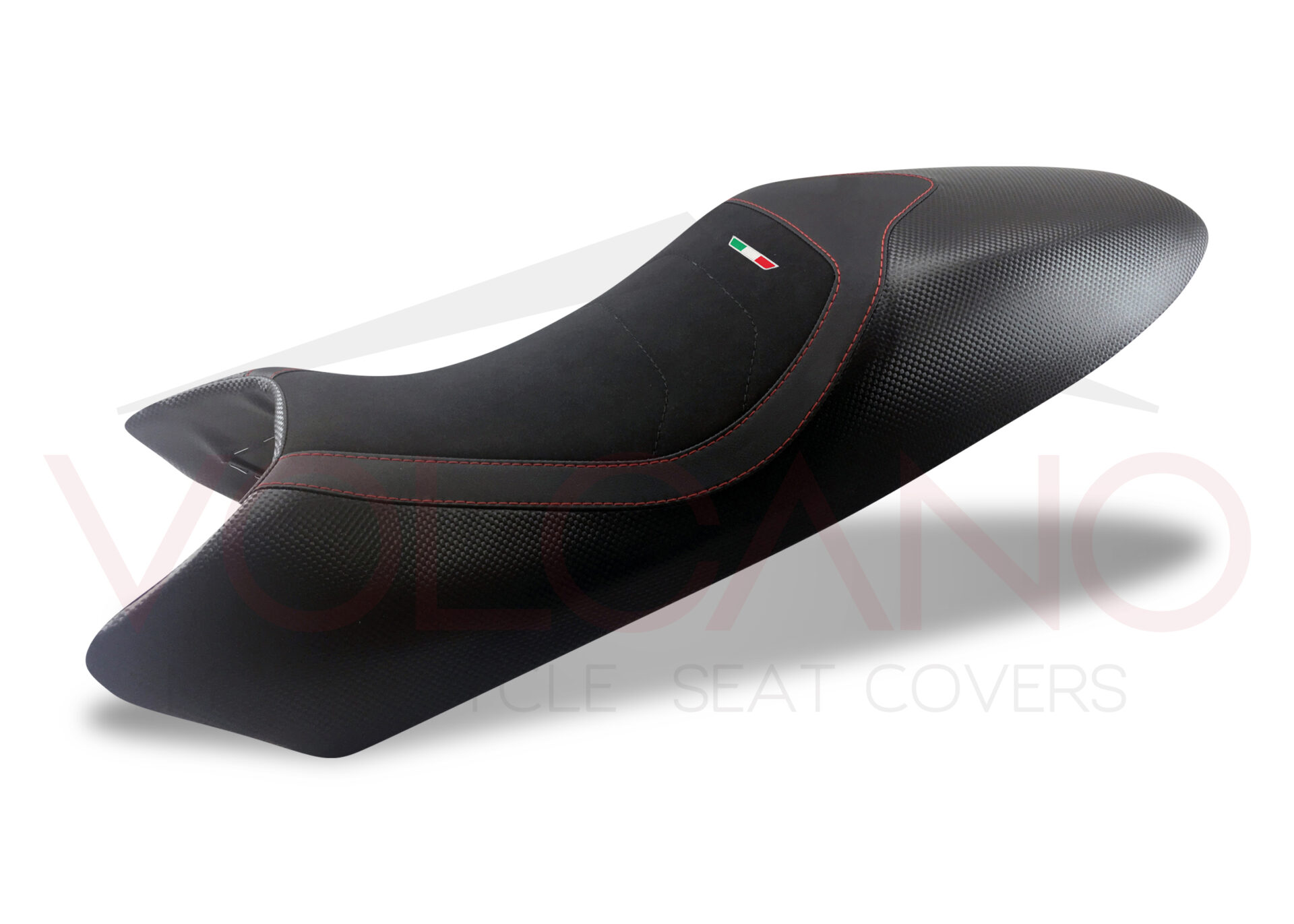 Carbon look Seat Cover per Ducati MONSTER con trama effetto carbonio e
