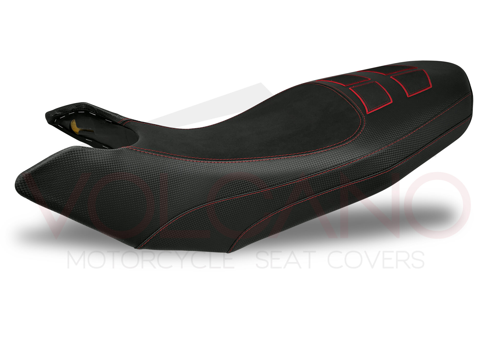 D088 Seat Cover per Ducati HYPERMOTARD in carbon look nero e finitura