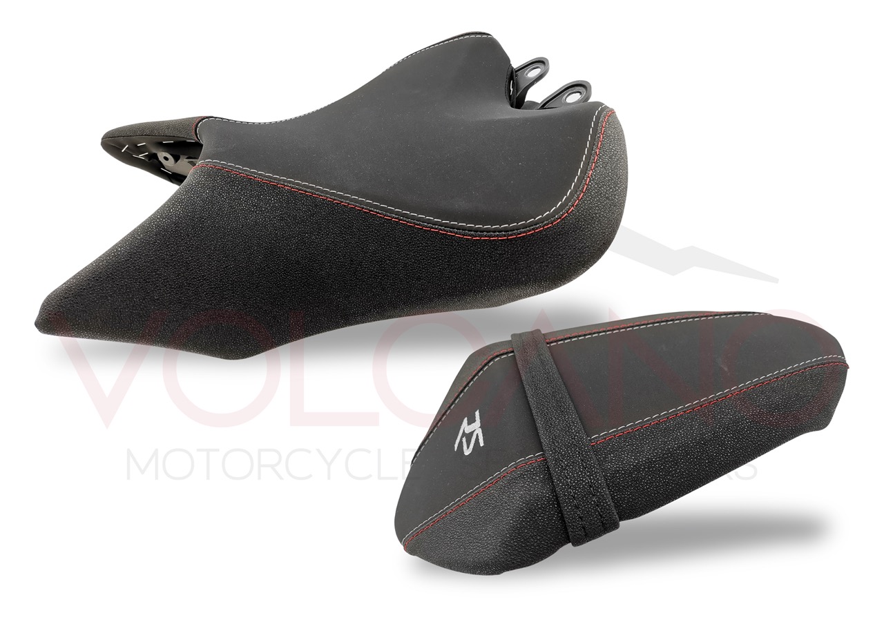 Seat cover sportiva in similpelle tecnica per Triumph Speed Triple 1050