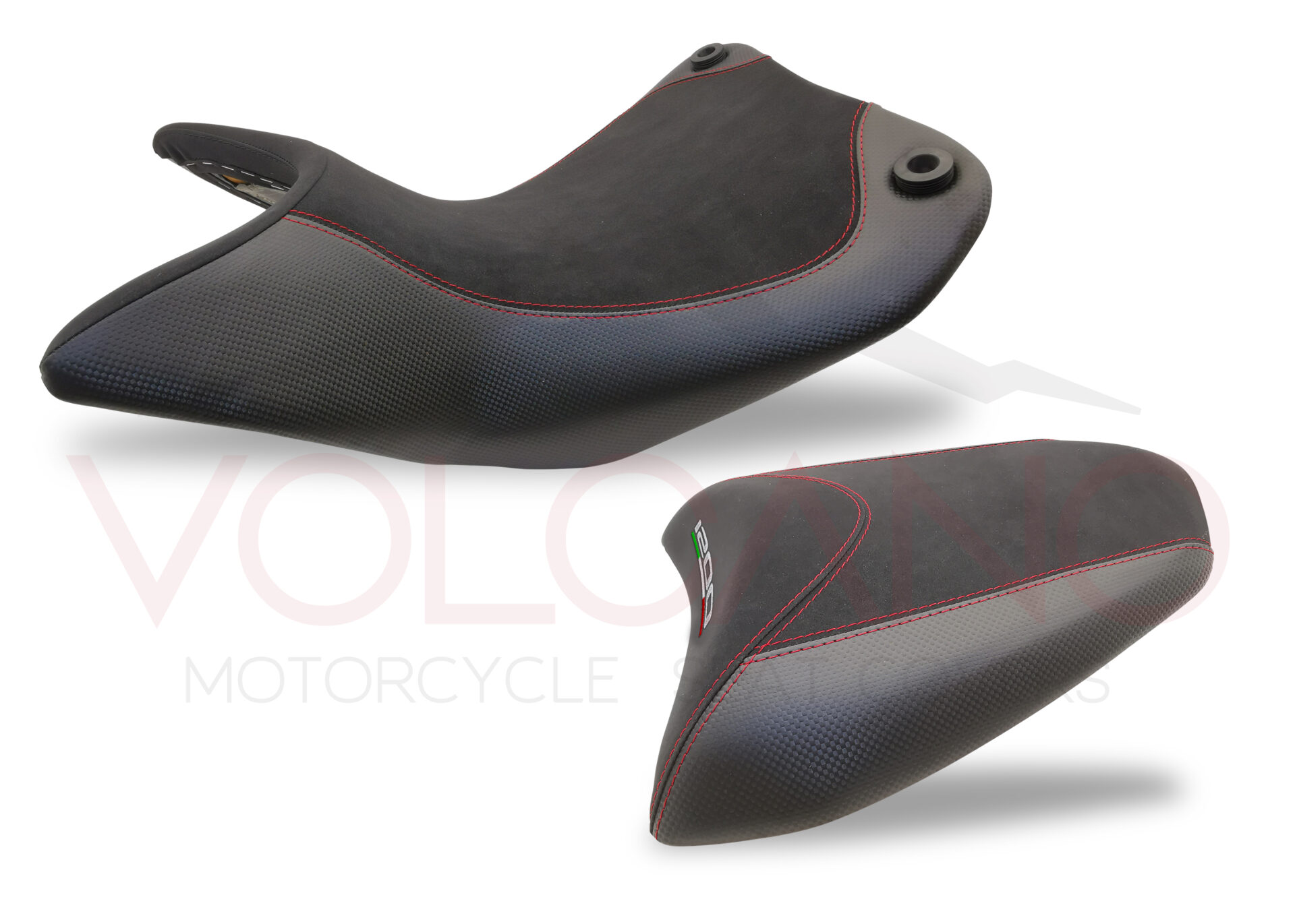 D049c Seat Cover per Ducati MULTISTRADA 1200 con logo 1200 e cuciture