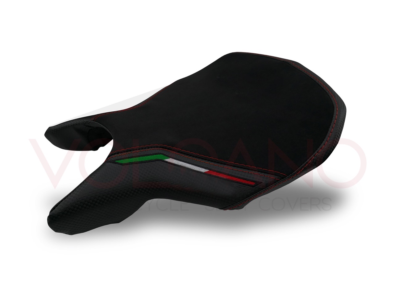 999 Seat Cover per Ducati 749/ con texture carbonio e inserti tecnici