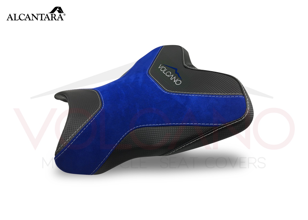Seat Cover Volcano Industry per Yamaha YZF R1 in Alcantara e carbon look