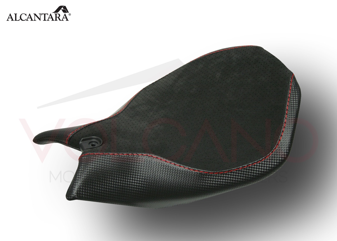 899 1199 Seat Cover per Ducati PANIGALE modello D034A con cuciture rosse