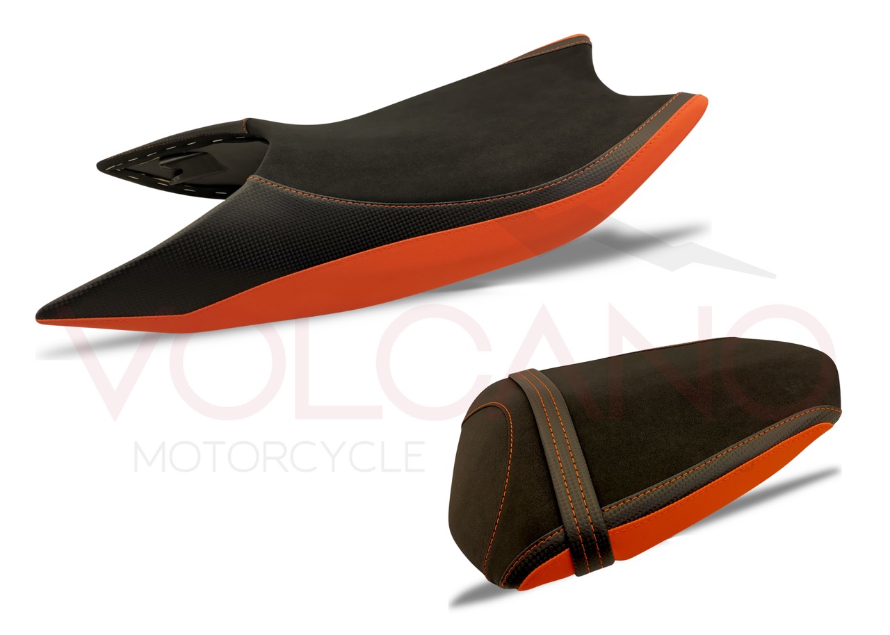 Rivestimento sella nero carbon look per KTM 1290 Super Duke 2011-2018