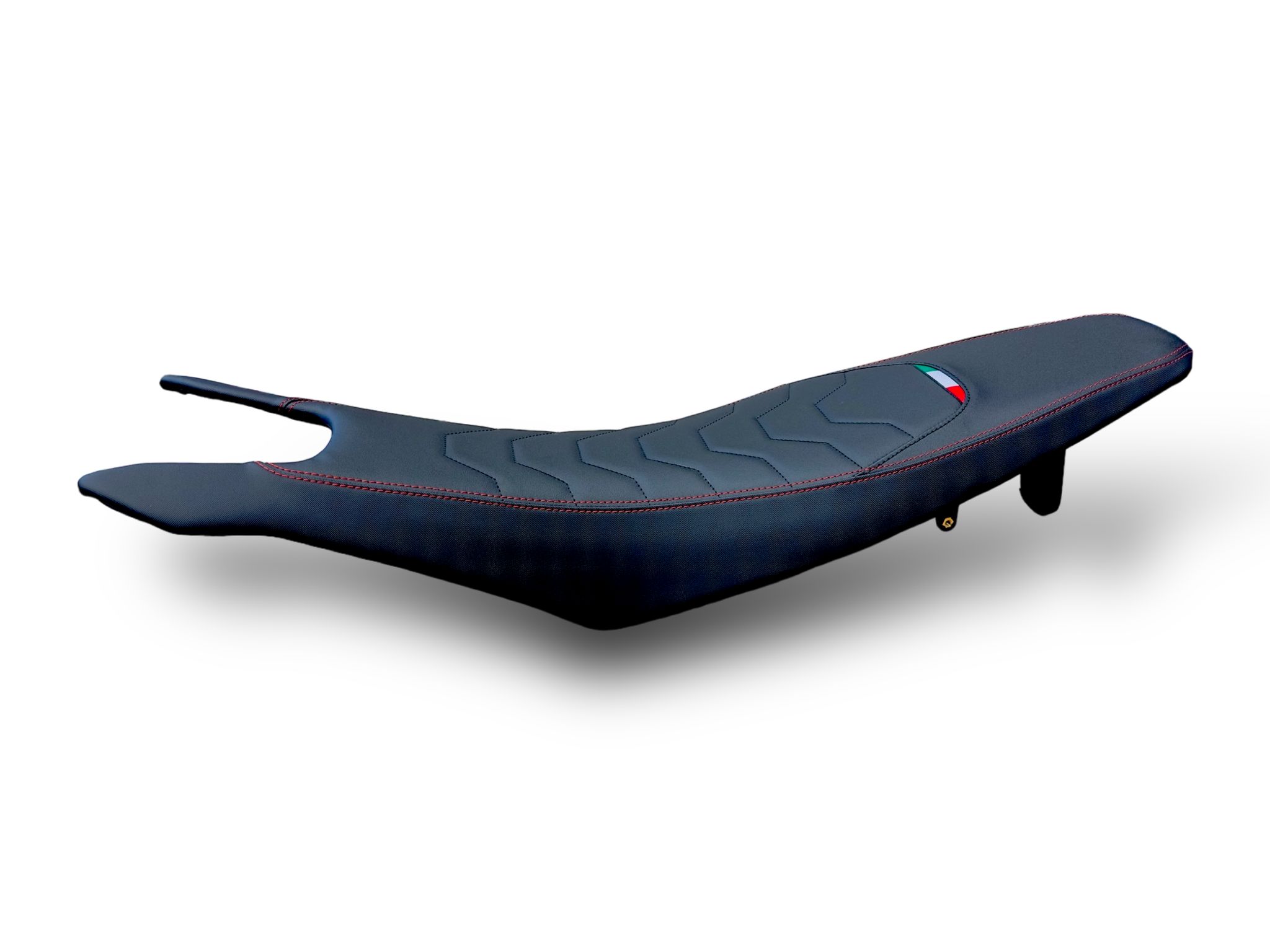 Mono design Seat Cover per HYPERMOTARD 698 con cuciture rosse e tricolore