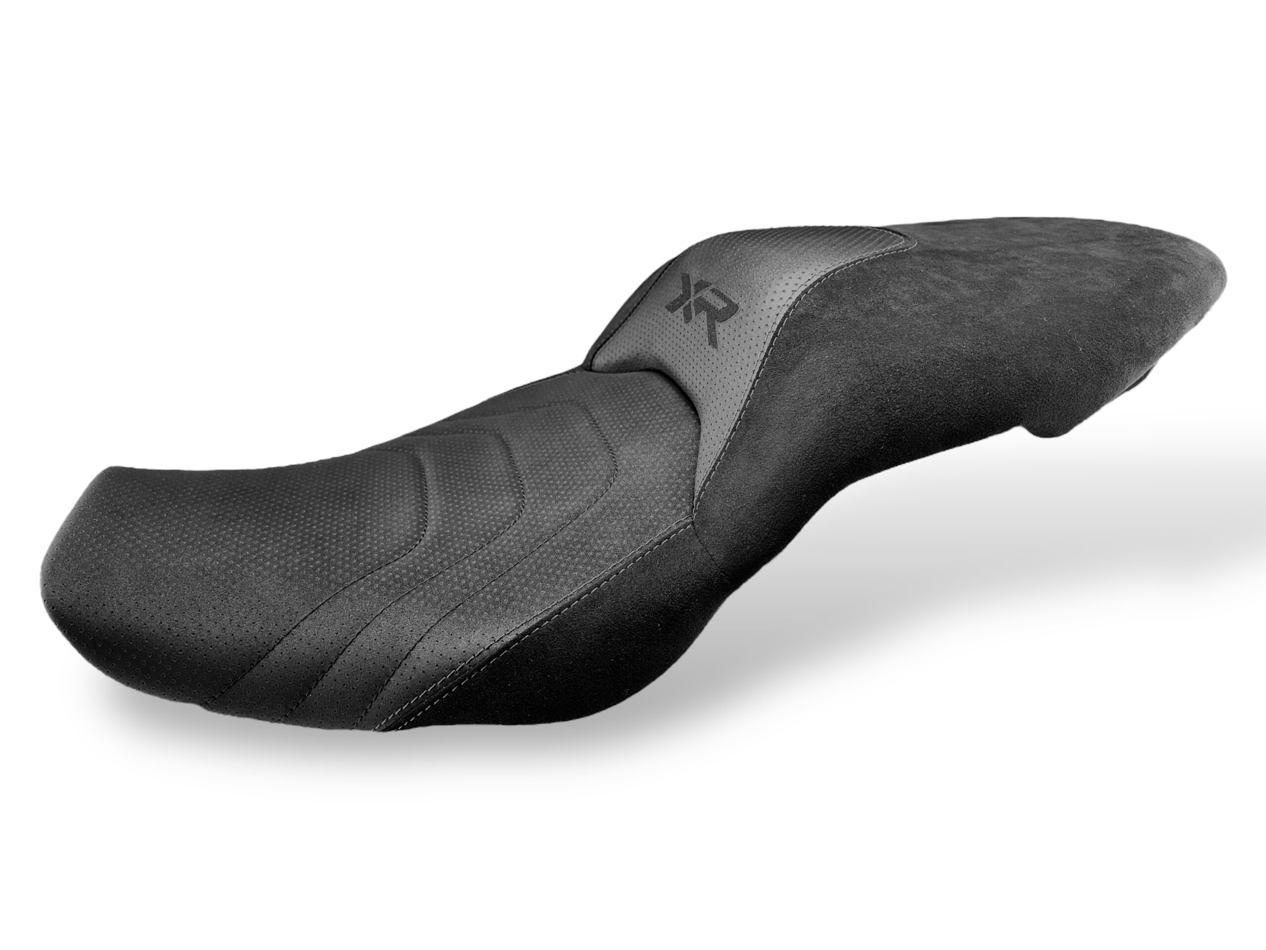 Rivestimento sella nero con effetto perforato e grip per BMW S 1000 XR 2024-2026.
