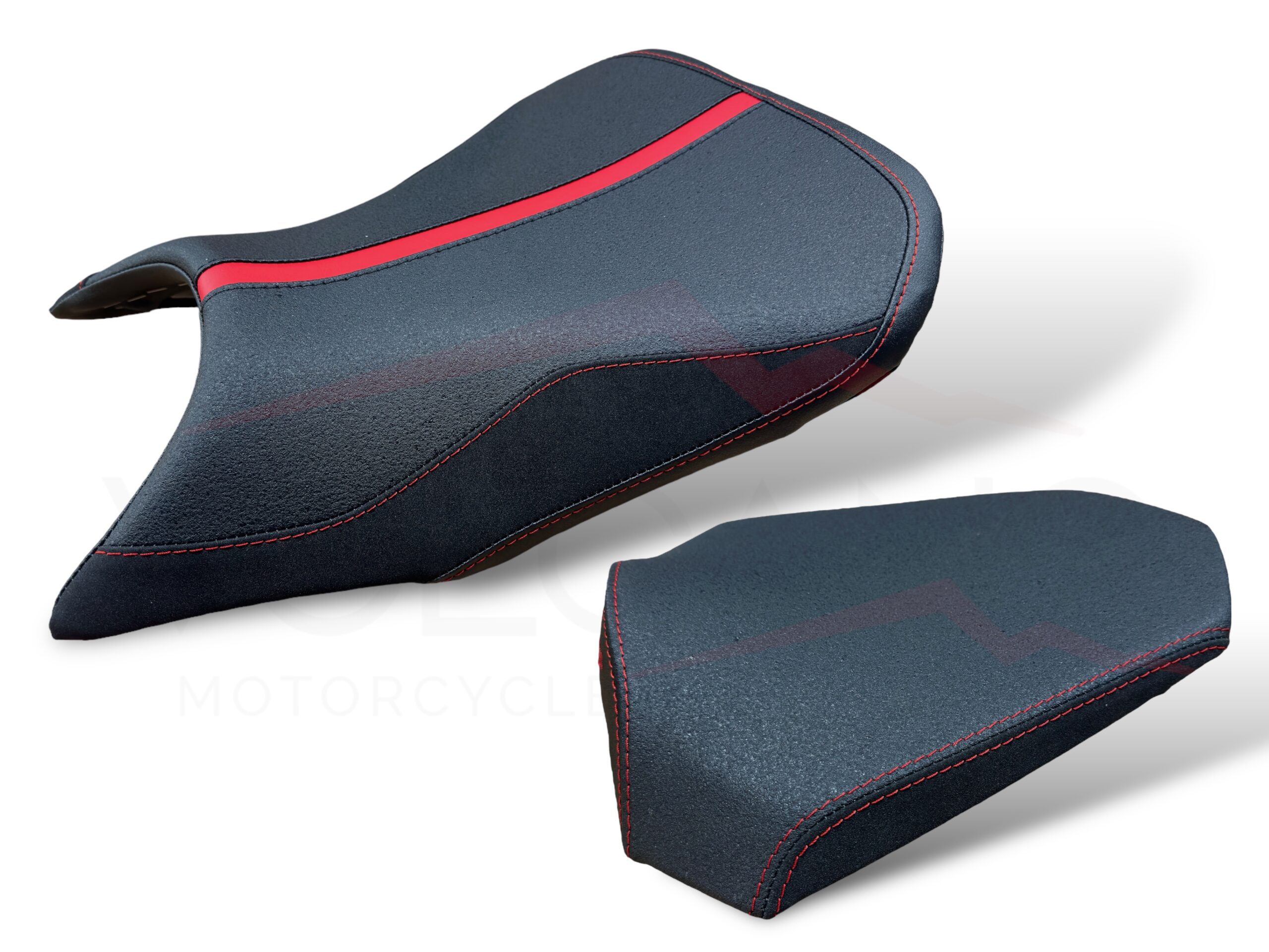 2023-2024 SEAT COVER PER HONDA HORNET 750 con banda centrale rossa e