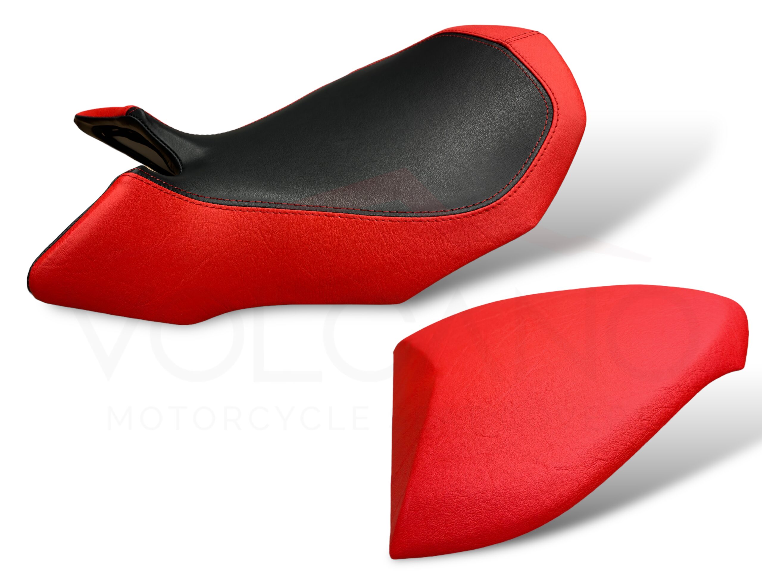 SEAT COVER PER MV AGUSTA BRUTALE MAMBA con finitura in pelle nera martellata