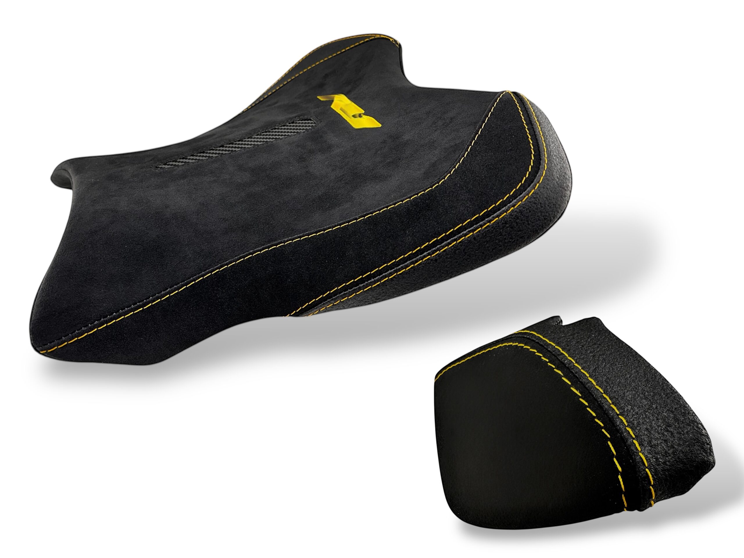 Seat Cover per Yamaha YZF R1 racing con finiture ultra grip e Alcantara