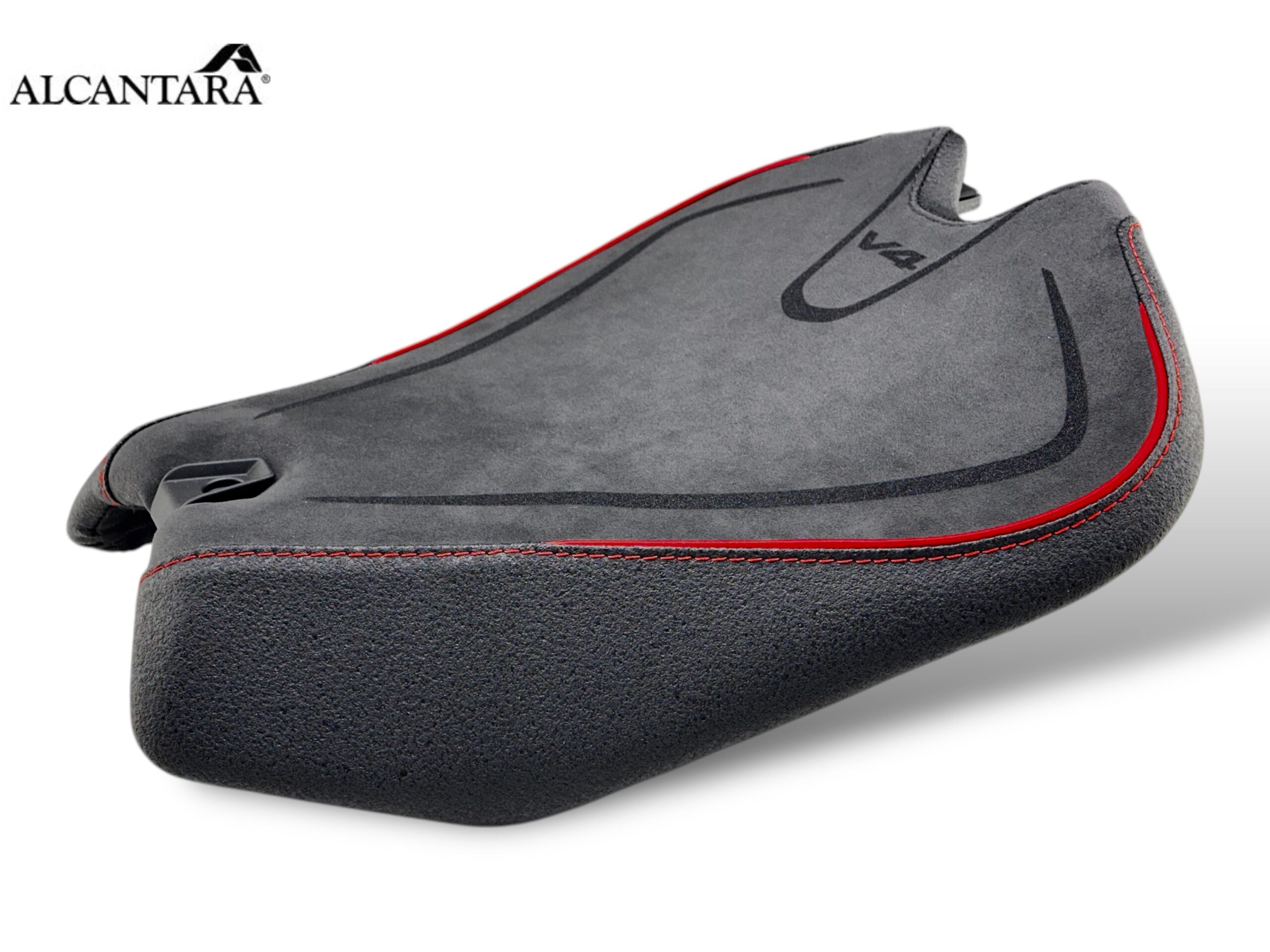 2025 seat cover ducati panigale v4 rivestimento in Alcantara nera e finiture